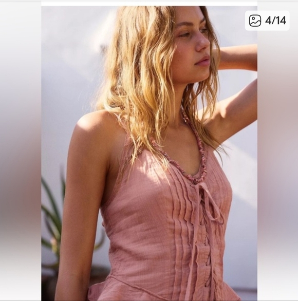 FINAL PRICE! RARE FREE PEOPLE LACE UP SET - Picture 3 of 4